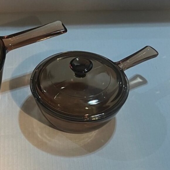 Corning Ware Pyrex Visions .5 Liter Saucepan & Lid 1 Liter Saucepan & Lid - Picture 3 of 9